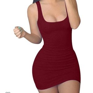 Red wine dress